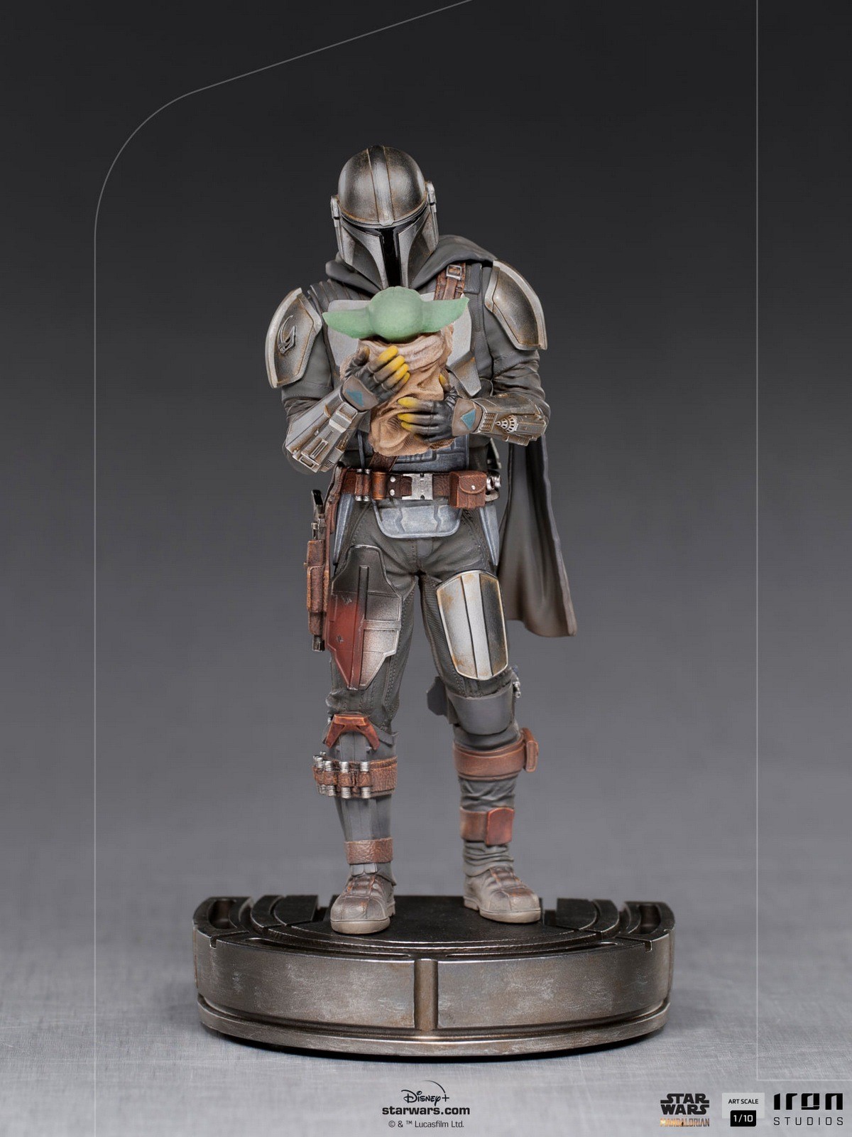 Iron Studios Star Wars The Mandalorian and Grogu 1/10 Deluxe Art Scale Limited Edition Statue-