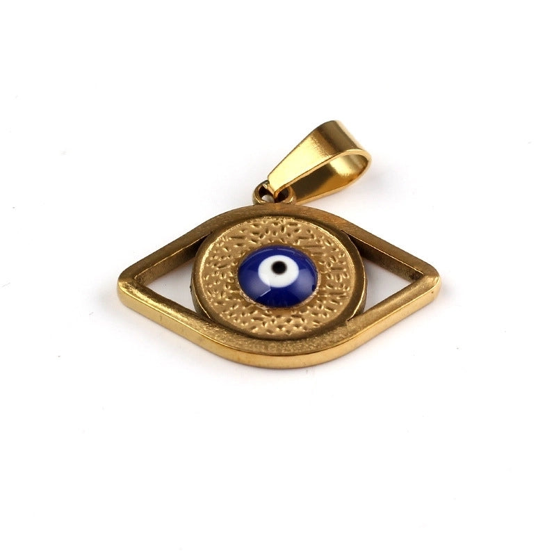 1 Piece 304 Stainless Steel Devil’s Eye Pendant