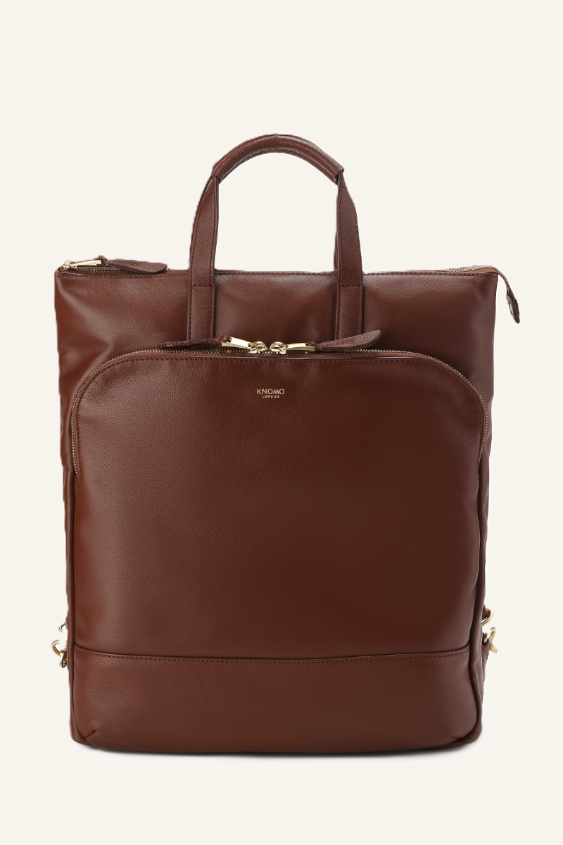 Knomo Harewood Leather Briefcase/Backpack 