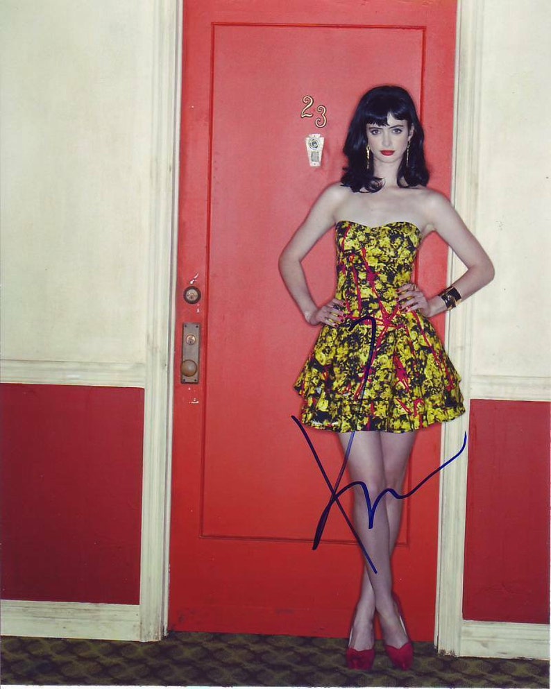 Krysten ritter signed autograph dont trust the b---in apt 23 chloe Photo Poster painting