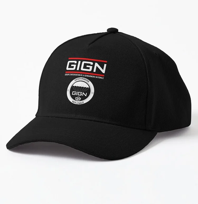 GIGN National Gendarmerie Intervention Group Print Cap Adult Outdoor Hat