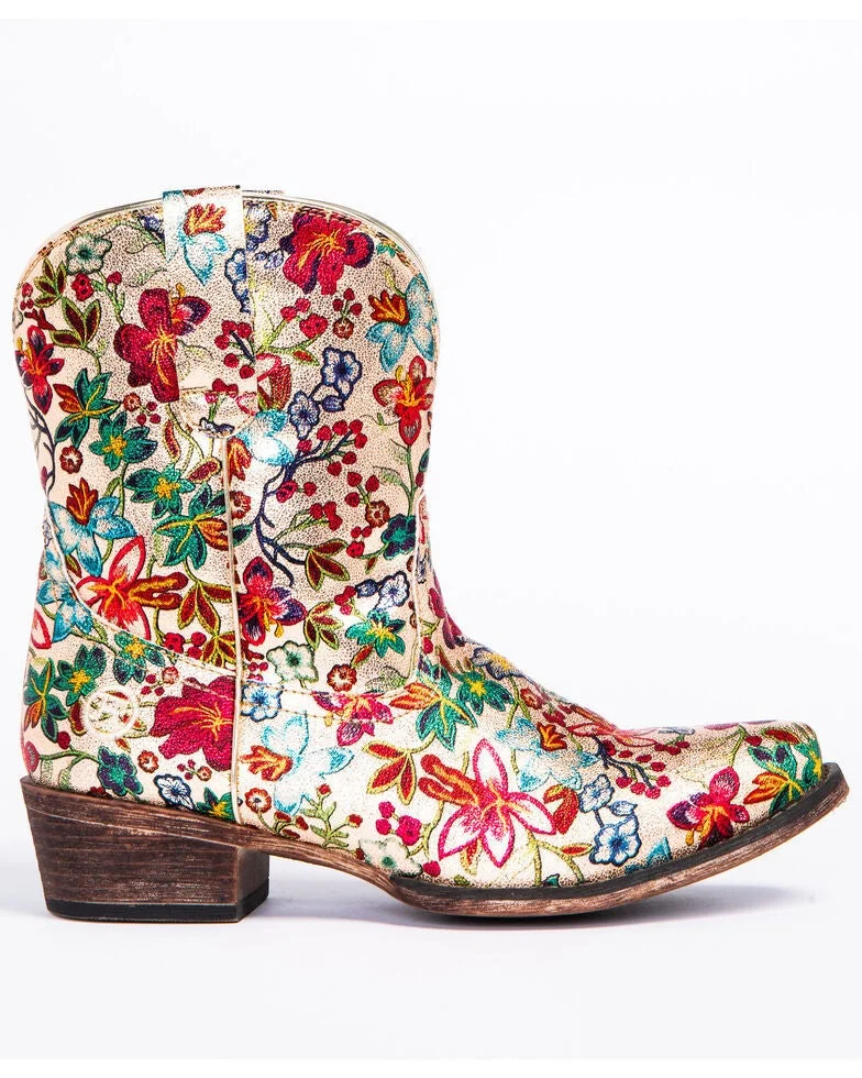 Women's Ethnic Embroidery Retro Boots