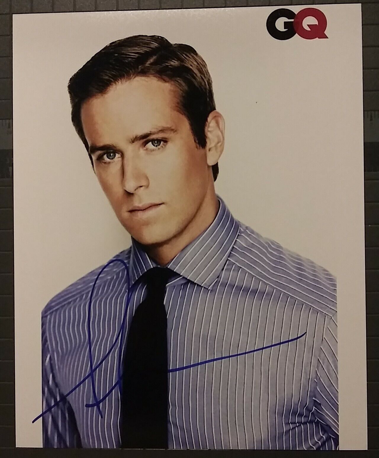 Armie Hammer signed 8x10