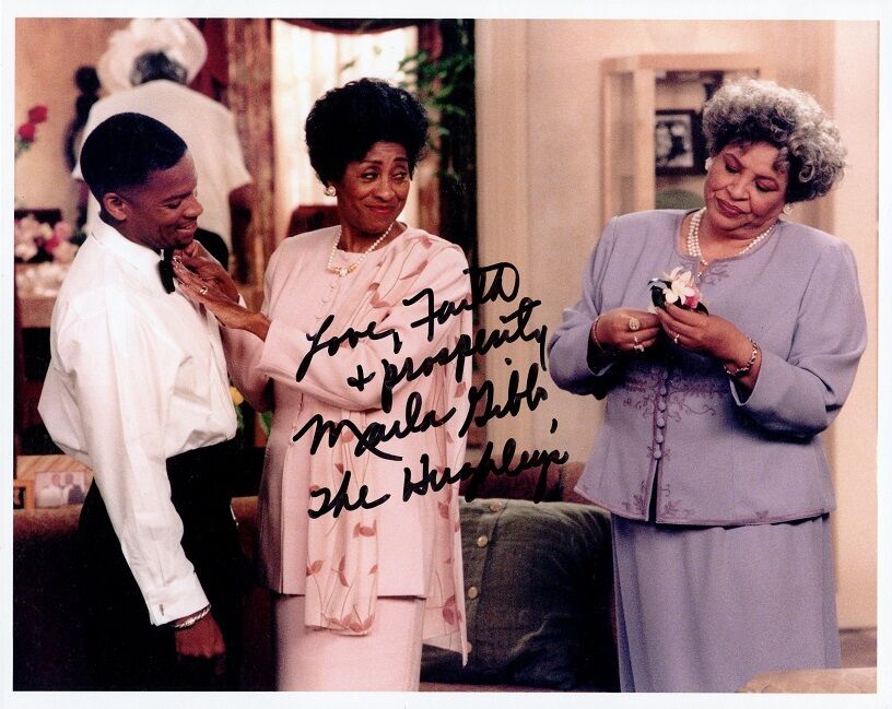 MARLA GIBBS Signed Photo Poster painting - The Hughleys