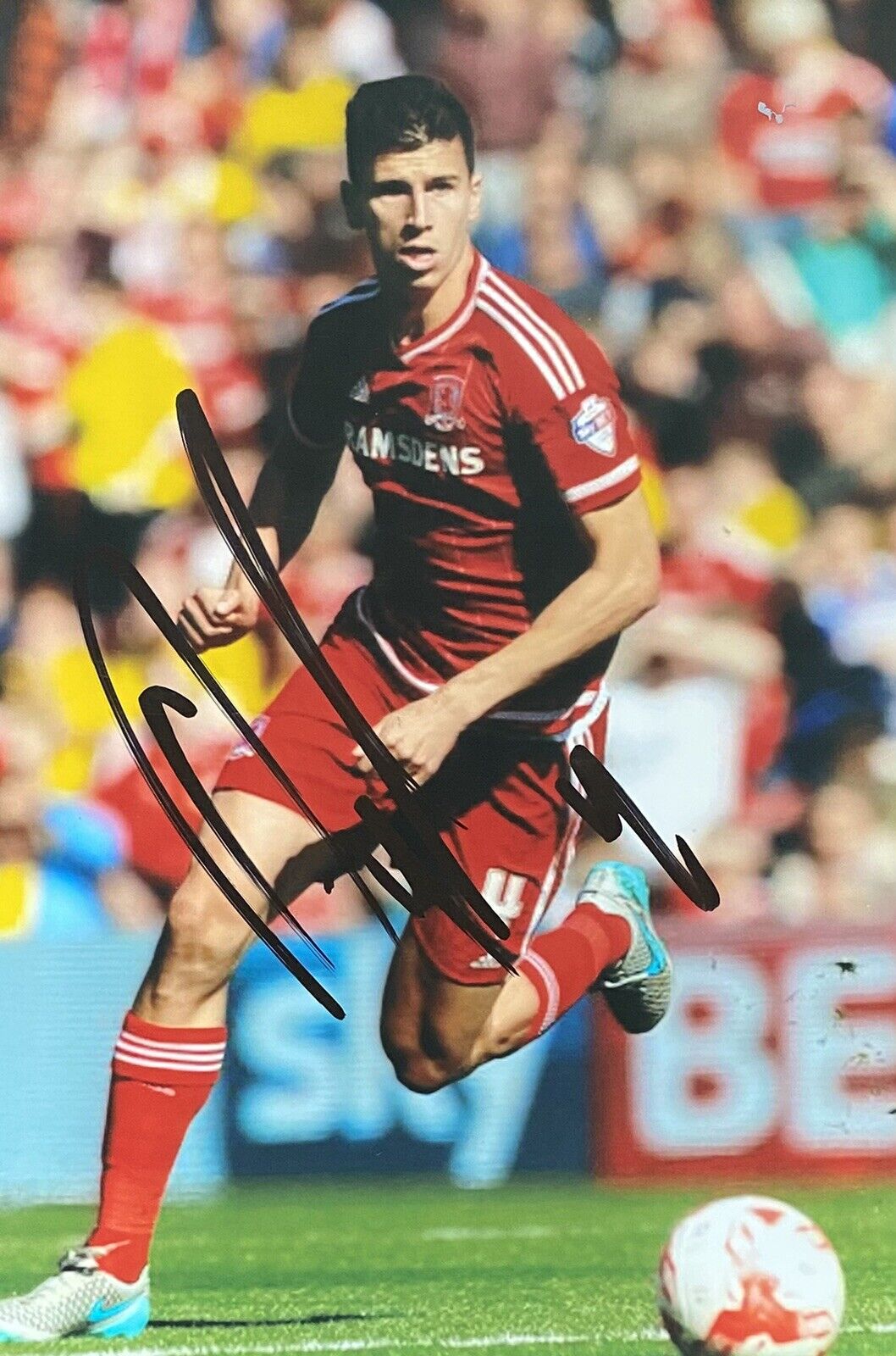 Daniel Ayala Genuine Hand Signed Middlesbrough 6X4 Photo Poster painting