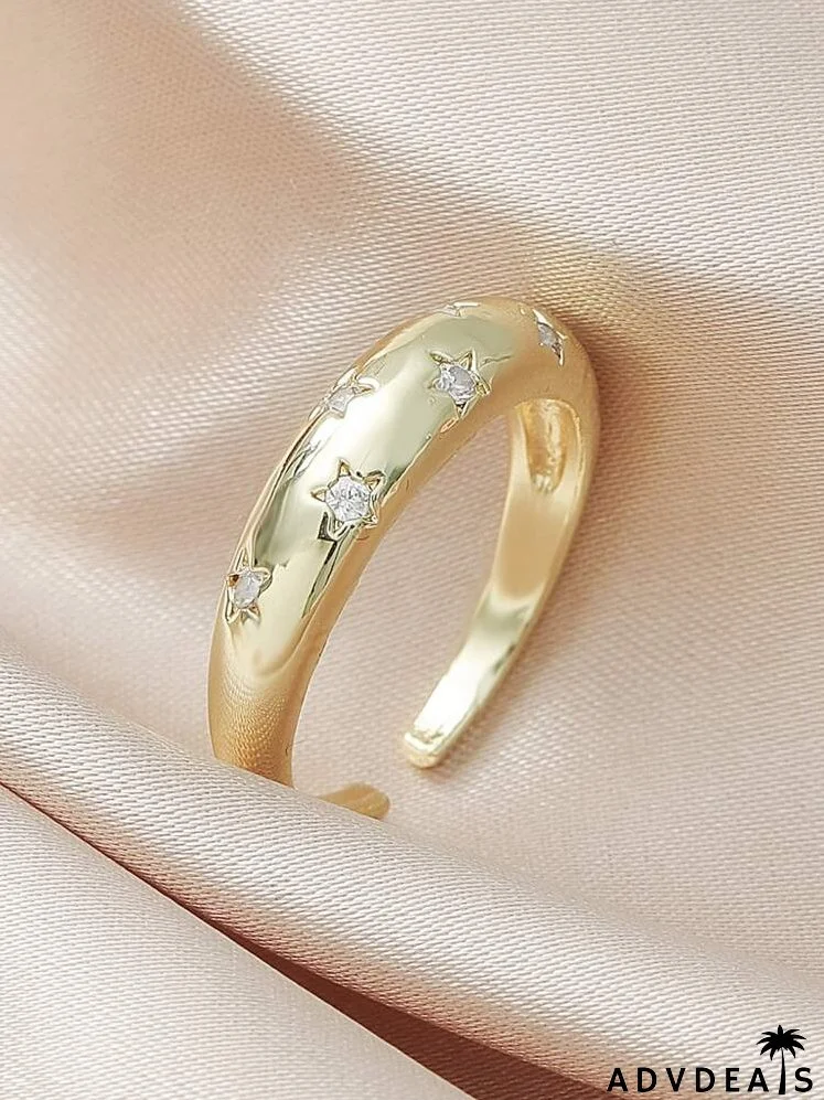 Zircon Decor Ring
