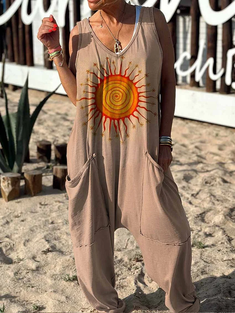 Women's Hippie Casual jumpsuit