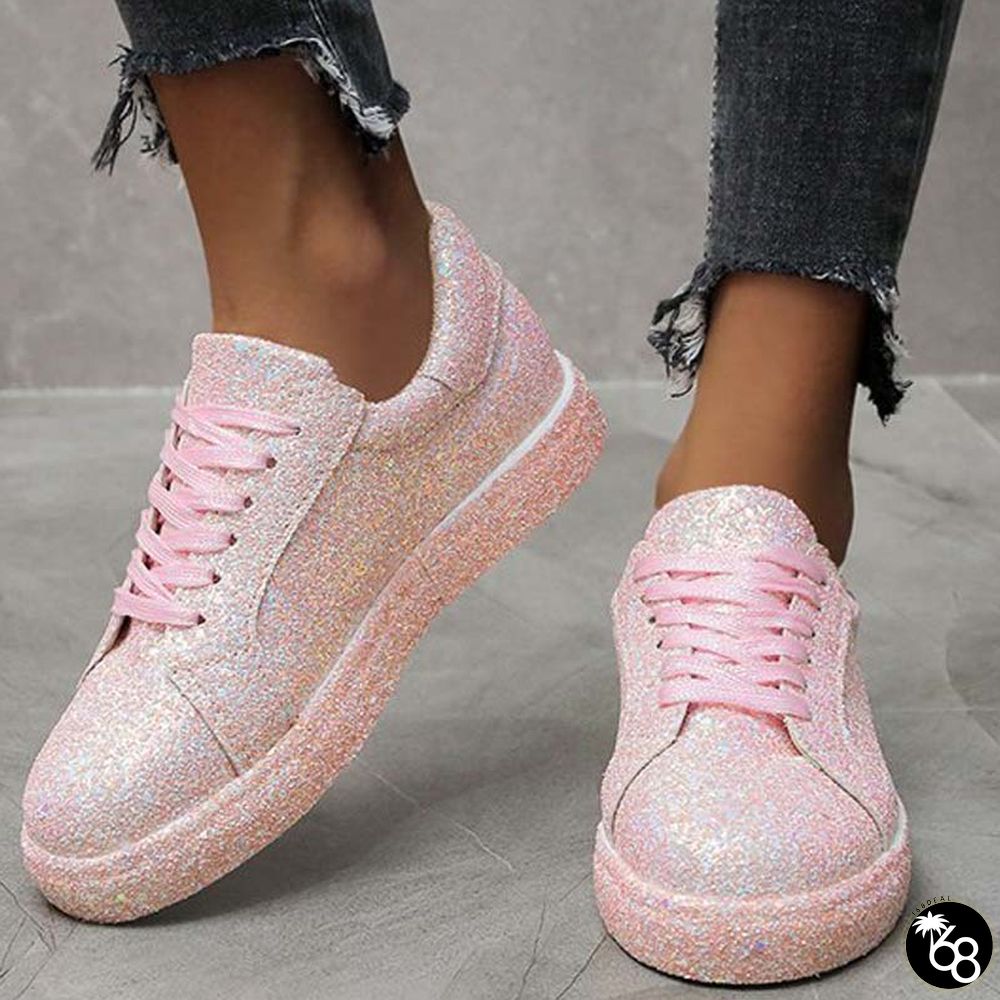 Pink Casual Patchwork Round Out Door Shoes | 168DEAL