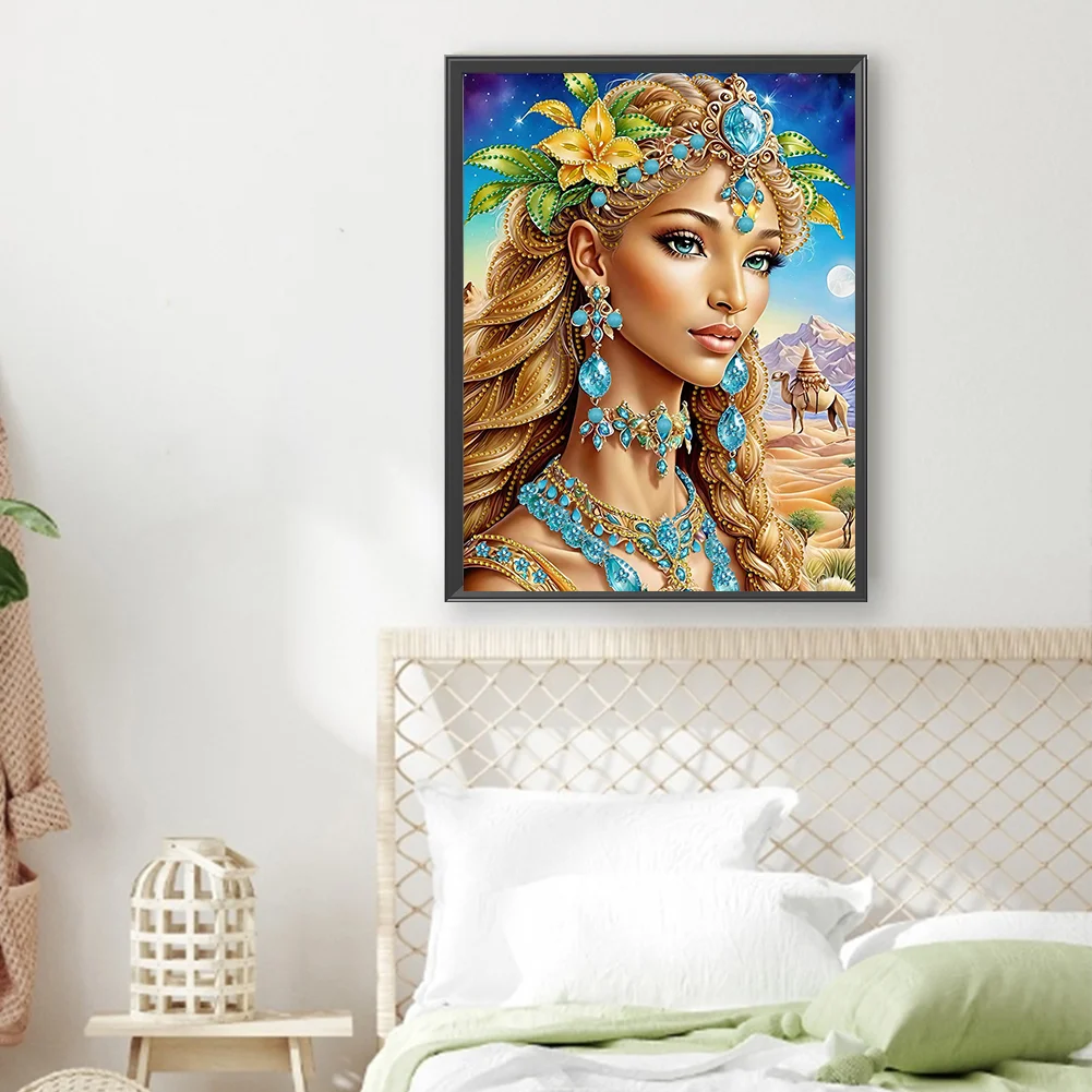 Diamond Painting - Partial Special Shaped Drill - Beauty(Canvas|30*30cm)