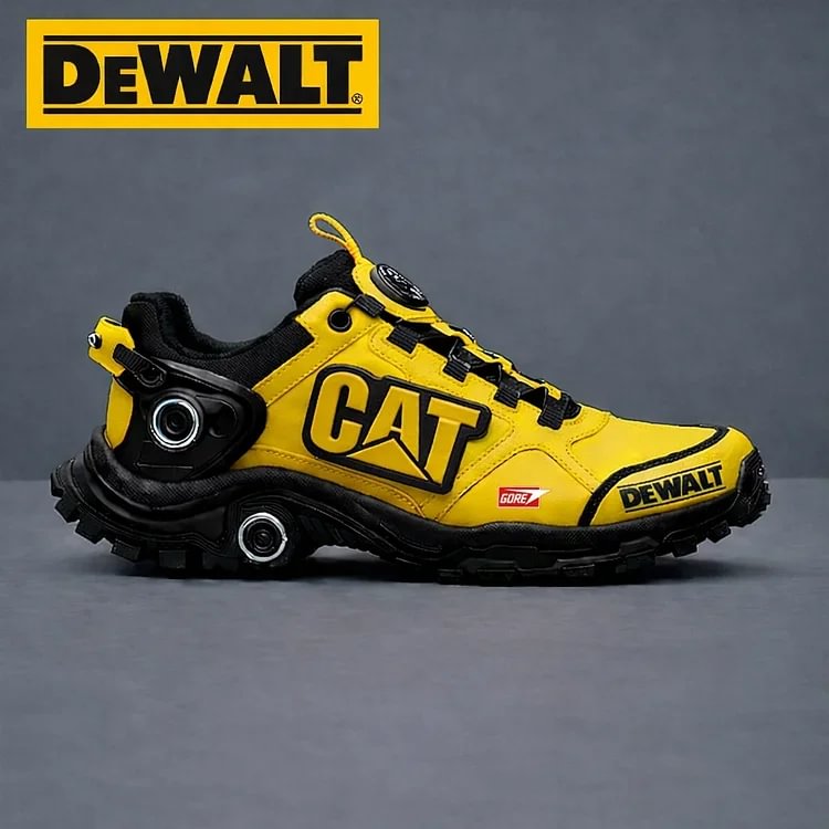 Wodoodporne i oddychające buty robocze i turystyczne CAT&reg; i DEWALT&reg; idealnie nadają się do pracy i aktywności na świeżym powietrzu.