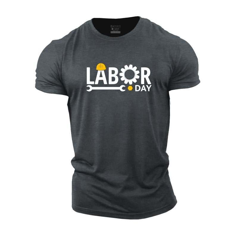Cotton Labor Day Graphic T-shirts tacday