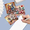 6pcs DIY Diamond Painting Grußkarte Set für Urlaub Segen Weihnachtsgeschenk