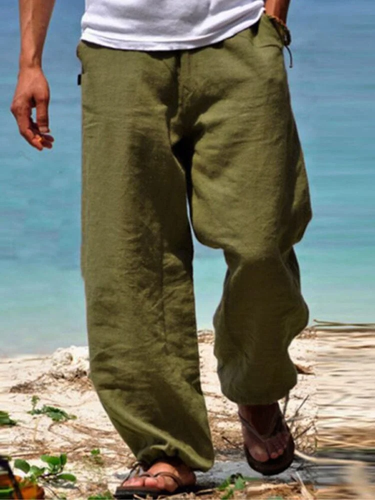 Cotton Beach Casual Trousers