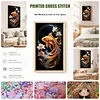 Golden Koi Fish-11CT Stamped Cross Stitch 40*70cm(Big Size) tapestrymarket