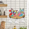 Schmetterling Blume - 5d DIY Handwerk Wandhaken