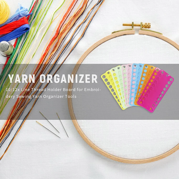 Plastic 20 Positions Thread Board Thread & Yarn Organizer