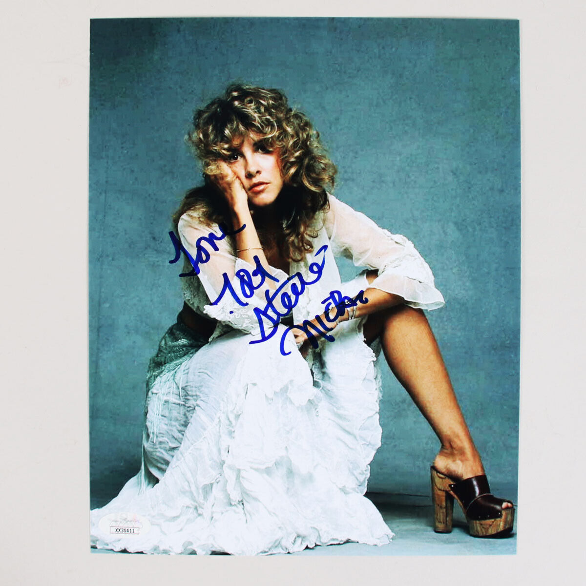 Stevie Nicks Signed Photo Poster painting 8×10 – COA JSA