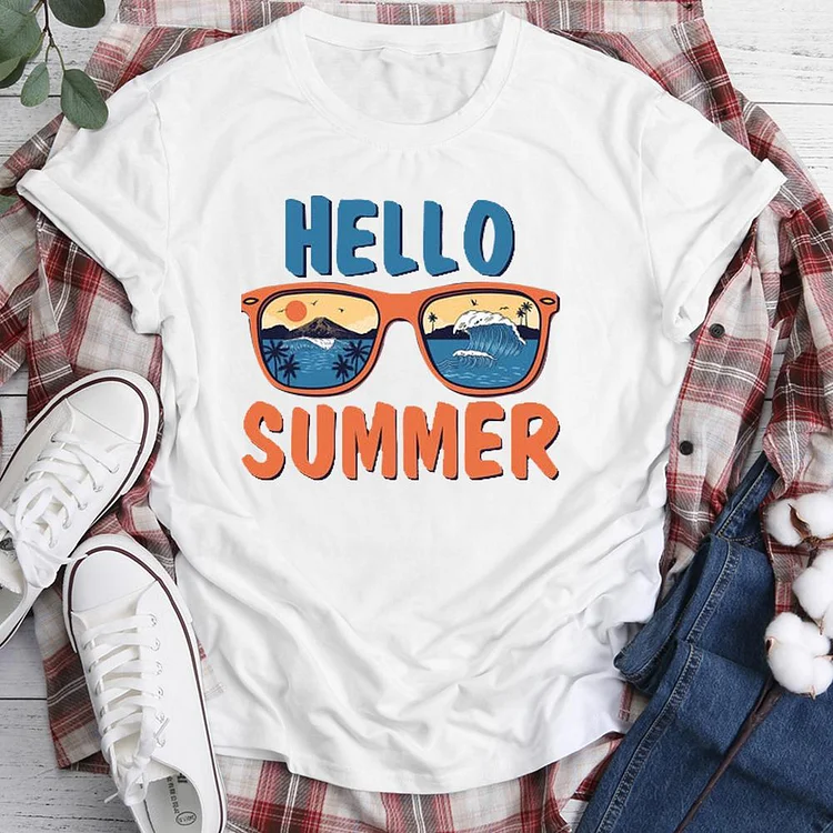 Hello Summer  T-shirt Tee -04315