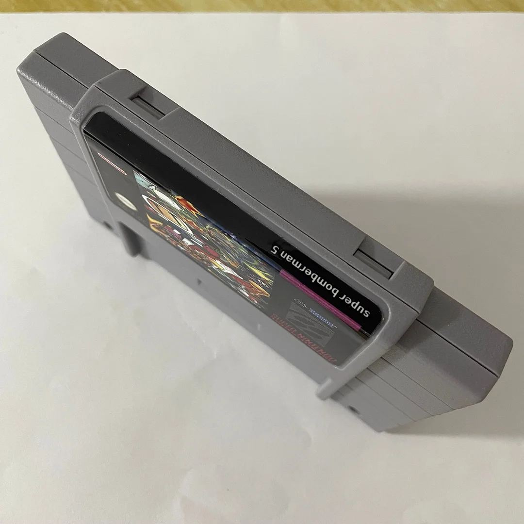 Super Bomberman 5 SNES For Super Nintendo Entertainment System - 16 Bit US Version Game Cartridge
