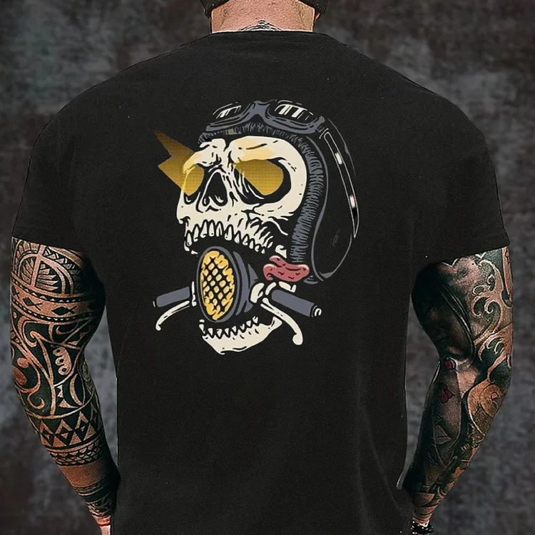 Fashionable motorcycle men's T-shirt