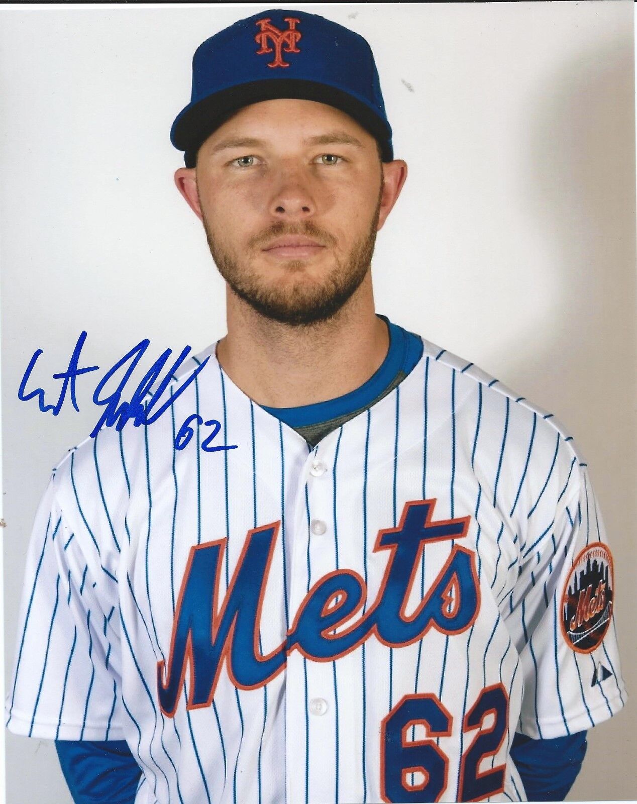 ERIK GOEDDEL signed autographed NEW YORK METS 8x10 Photo Poster painting w/COA