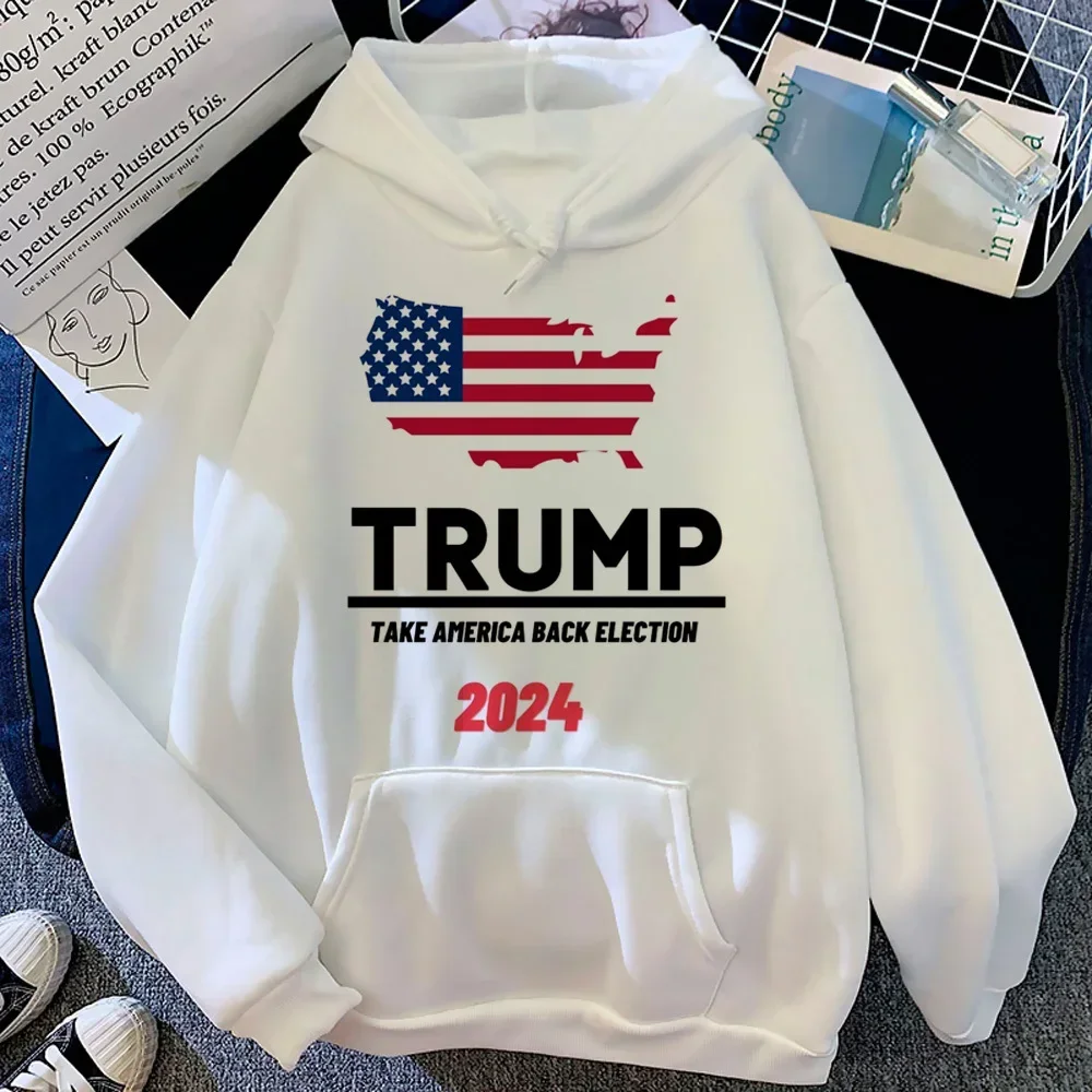 Toneke Wimawait Donald Trump Printed Hoodie – Unisex Loose Hooded Sweatshirt  