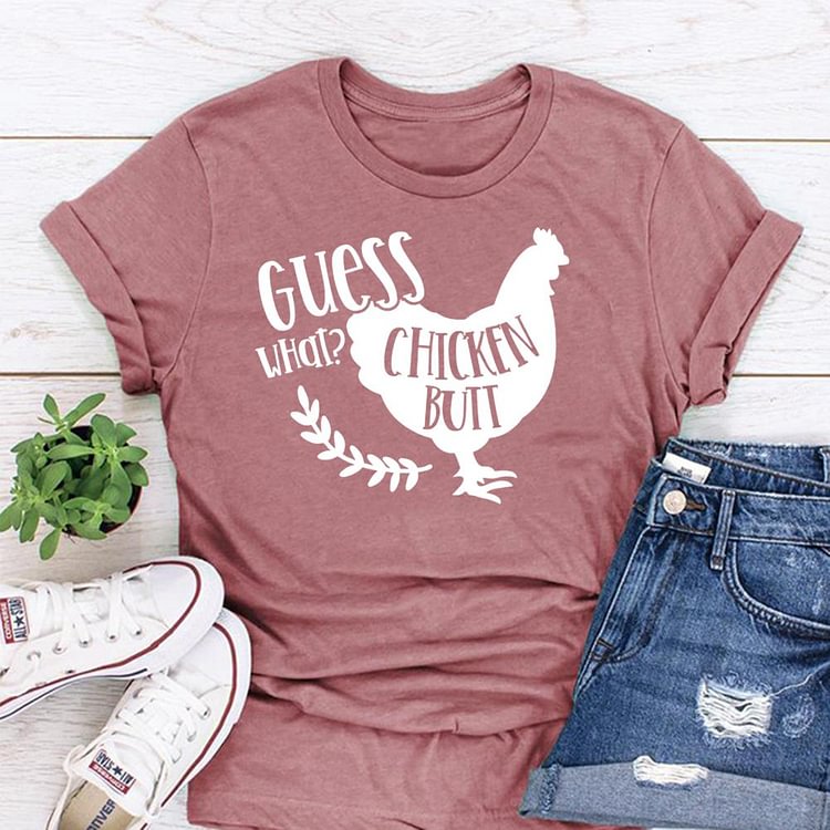 ANB - Guess What Chicken Butt Retro Tee Tee-05296
