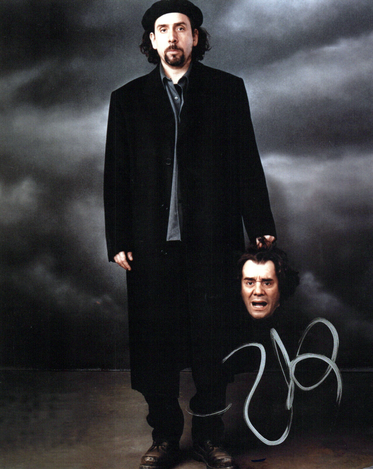 Tim Burton head shot autographed Photo Poster painting signed 8x10 #1