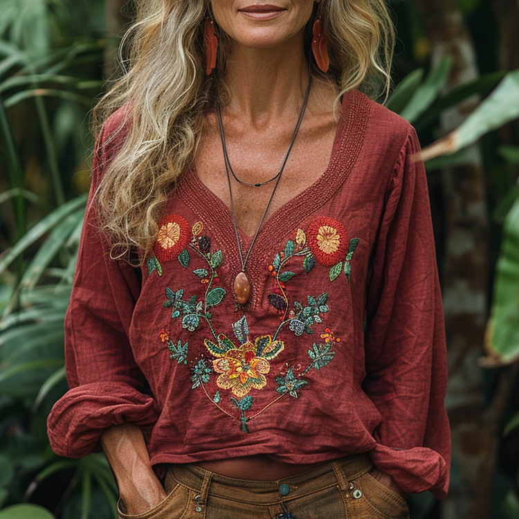 Exclusive Casual Ethnic Print Shirt