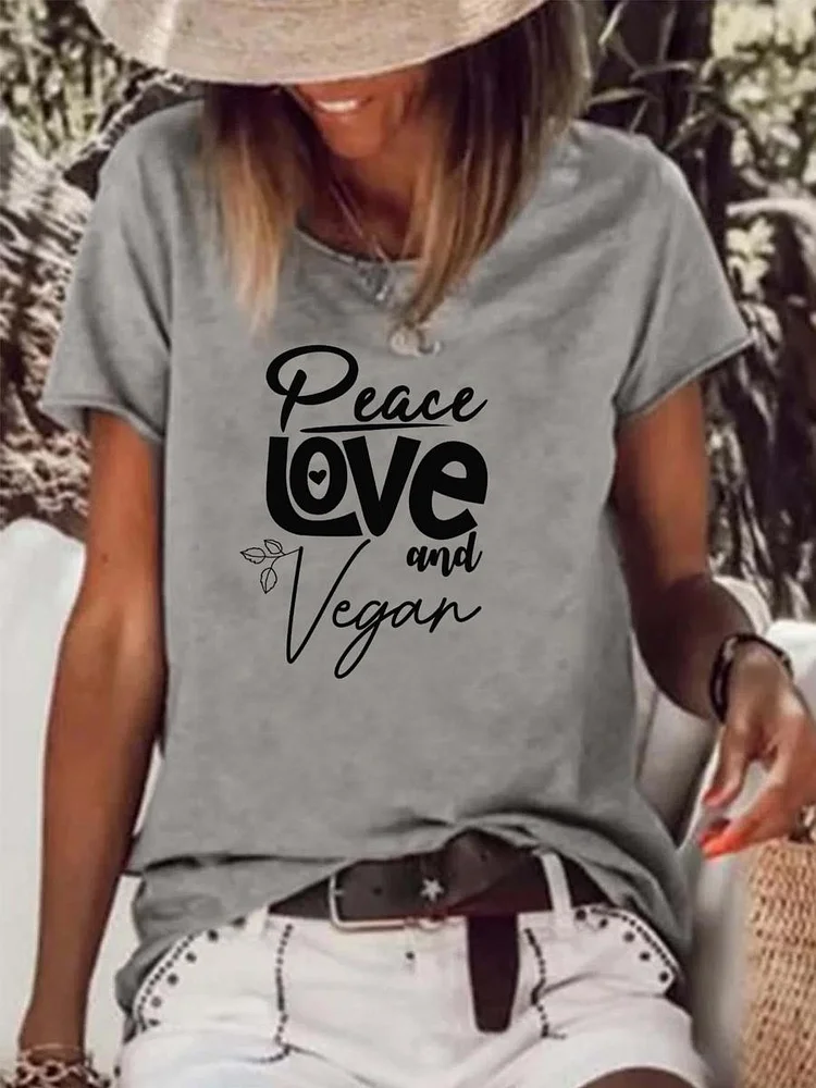 vegetarian diet Raw Hem Tee