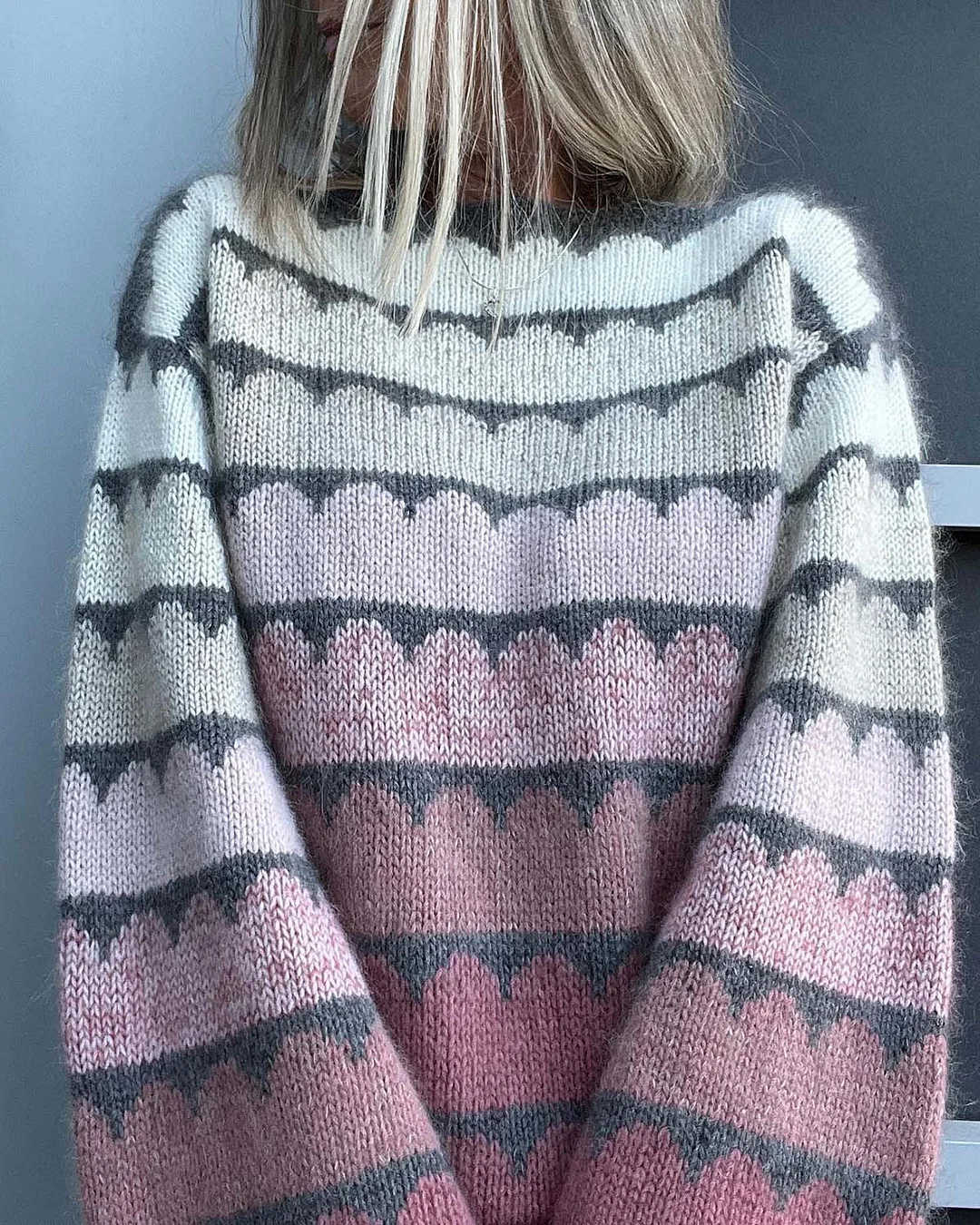 Casual Knit Sweater d60b