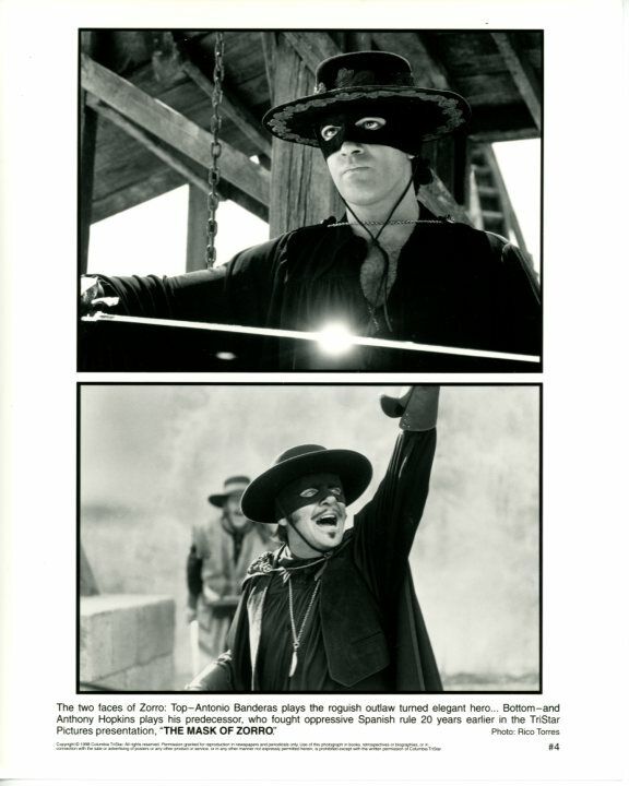 Antonio Banderas The Mask of Zorro Original Press 8X10 Photo Poster painting