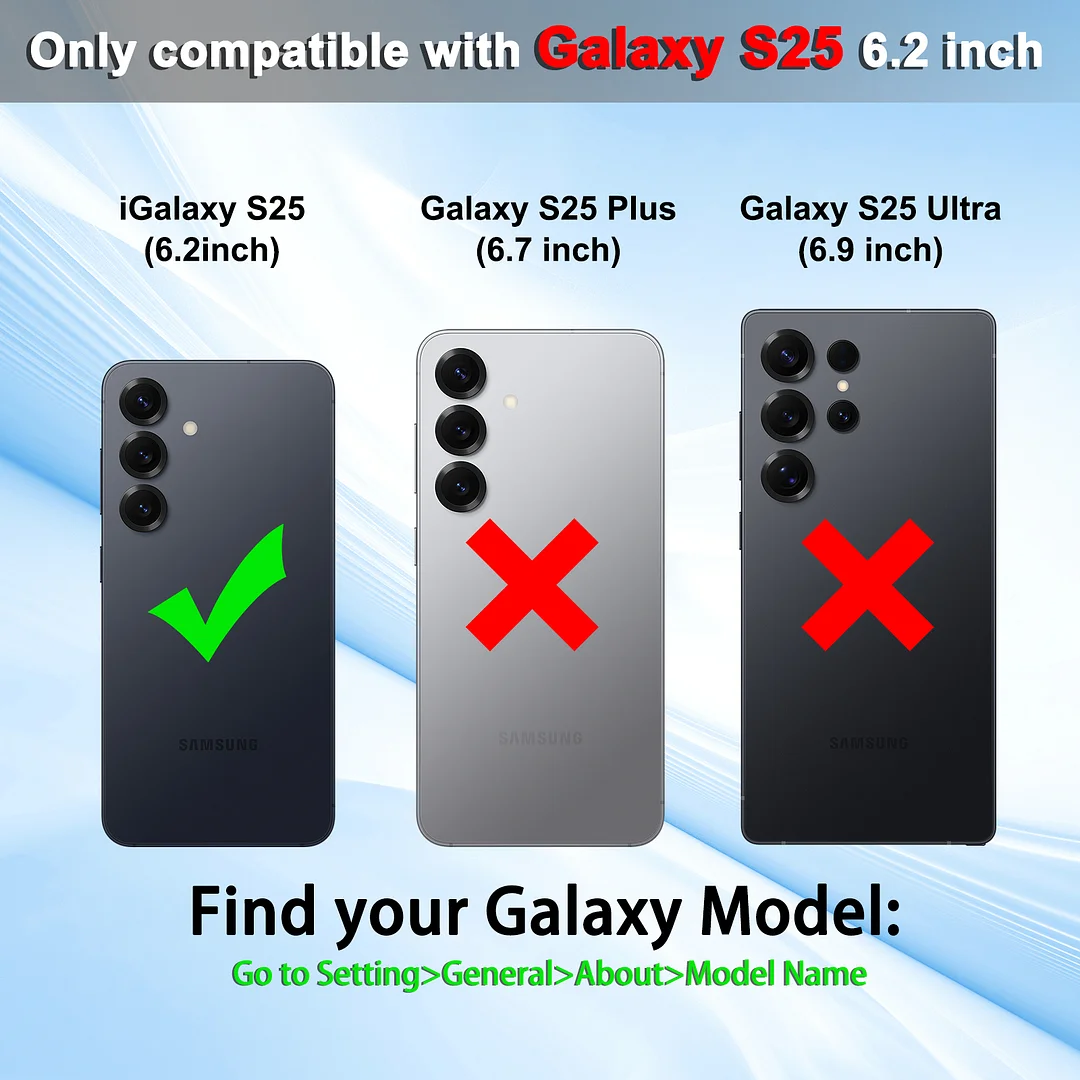 VANAVAGY Wallet Case Compatible for Galaxy S25 5G with Credit Card Holder and Coin Pocket