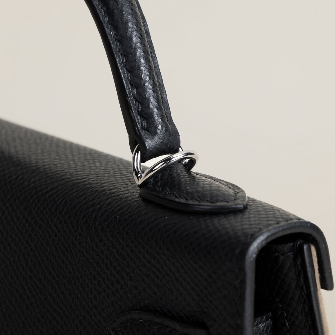 Mini Kelly II Epsom 89 Noir PHW
