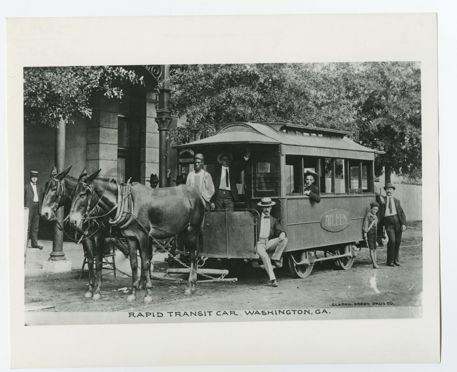 Classic Streetcars - Vintage 8x10 Publication Photo Poster paintinggraph - Georgia