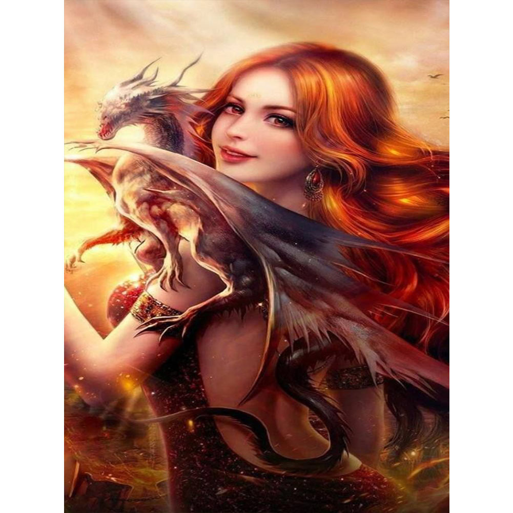 

Girl - Round Drill Diamond Painting - 30*40CM, 501 Original