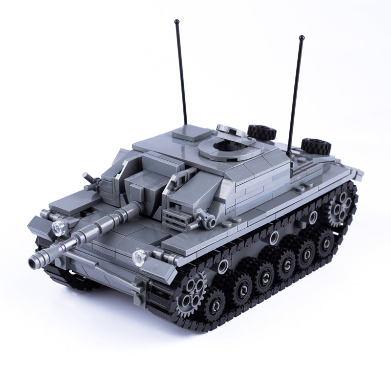 WW2 German StuG III Assault Gun Custom Military MOC Minifigure Bricks monstertoys