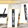 [US Local Warehouse] 10Pcs Flush Mount Extension Bolt with Rod Latch Slide Bolt Lock for French Doors