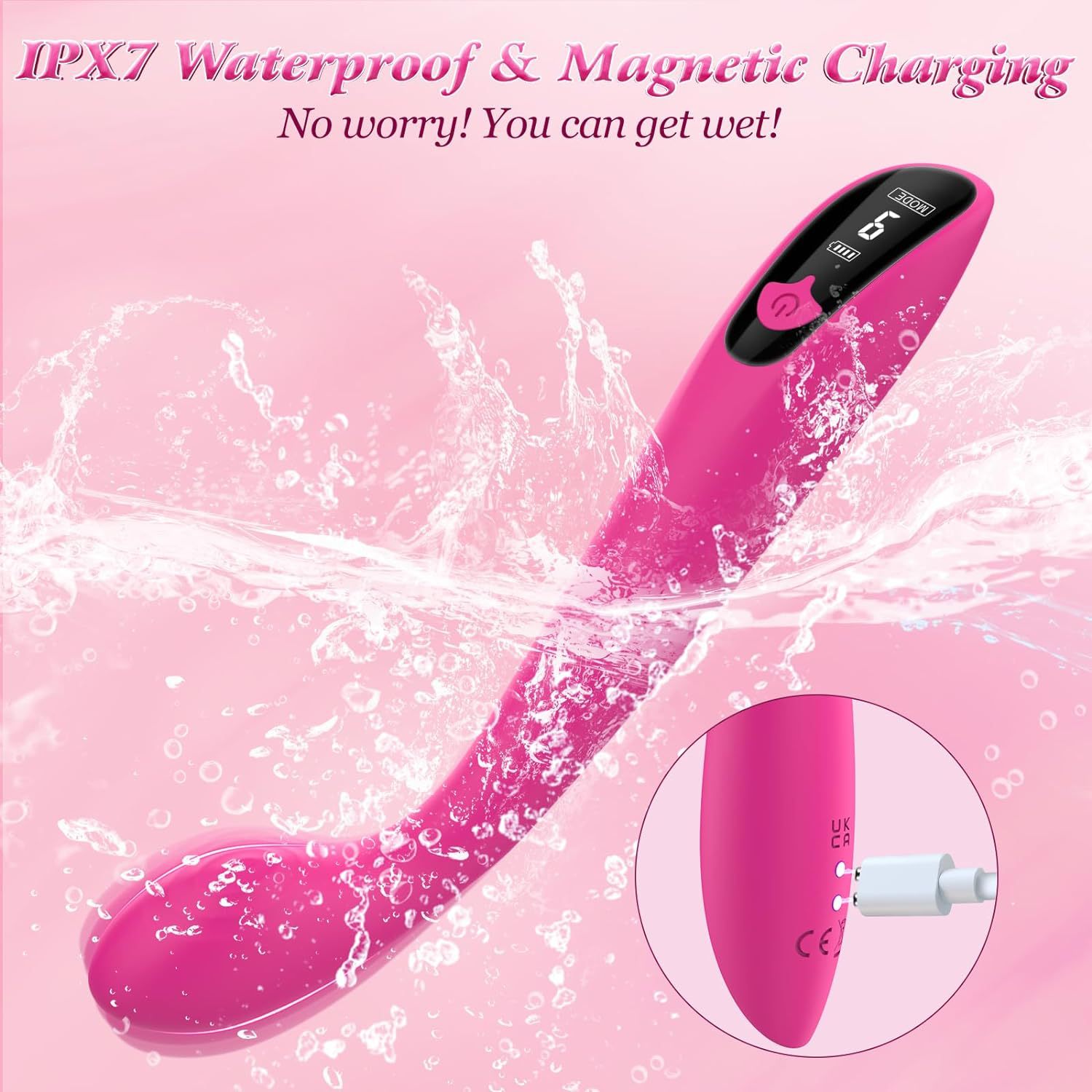 9 Vibrating G-spot Clitoral Stimulator
