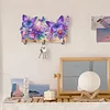 Wooden Butterfly Flower Special Shape Diamond Painting Hanging Hooks for Decor