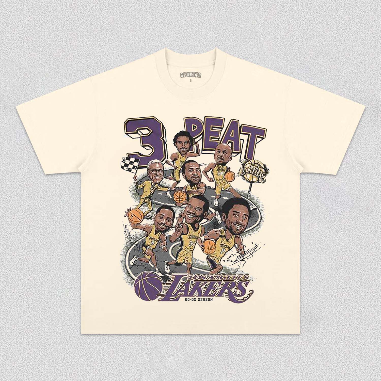 LAKERS 3 PEAT TEE