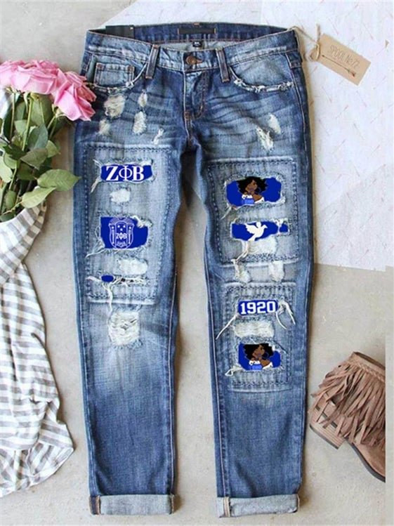 Women Bottoms Jeans Graphic