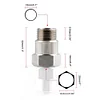 32mm Nickel Plated M18 x 1.5 Adapter Oxygen Sensor Spacer Extender