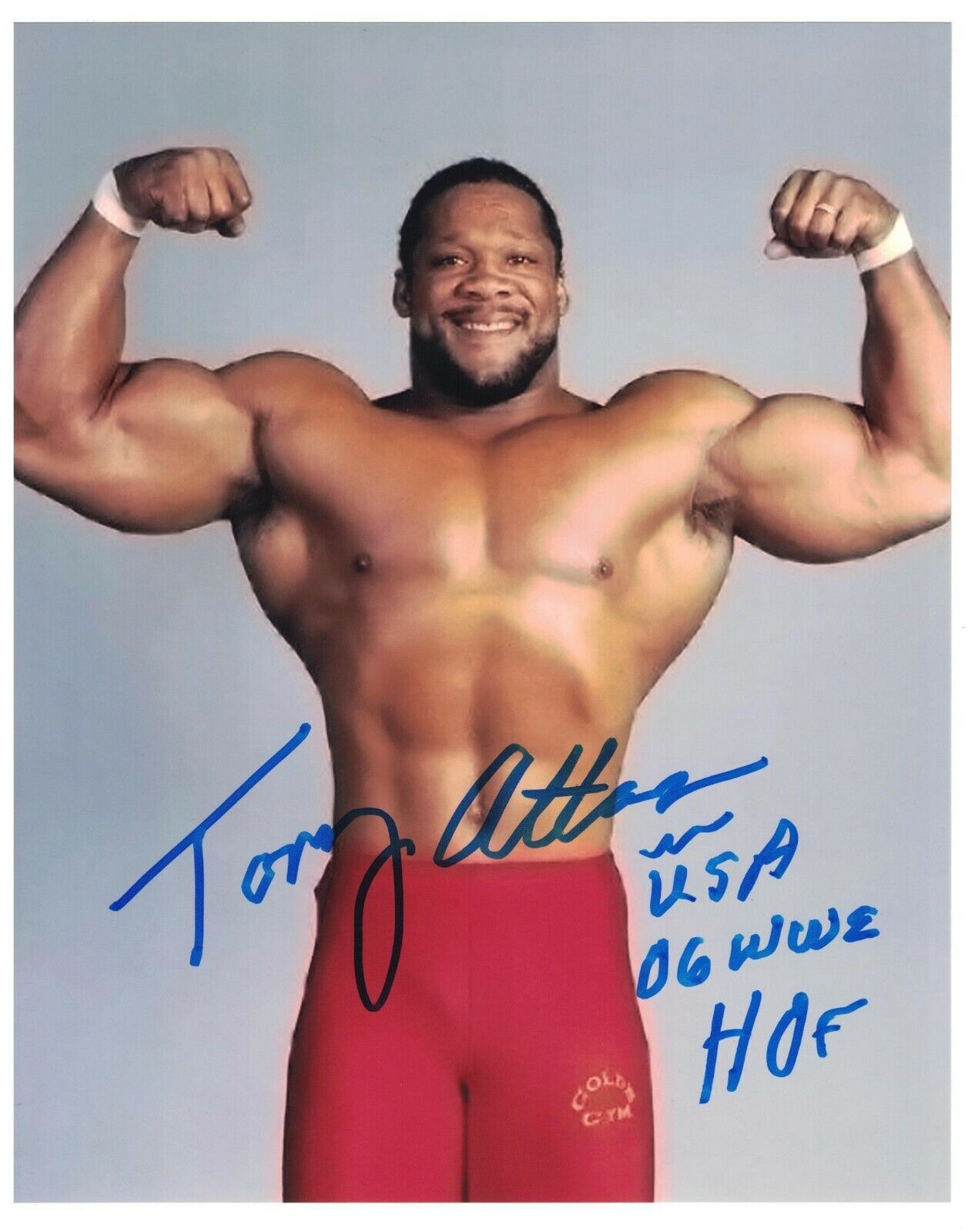 Tony Atlas Signed Autographed 8x10 Photo Poster painting WWF WWE 2006 HOF