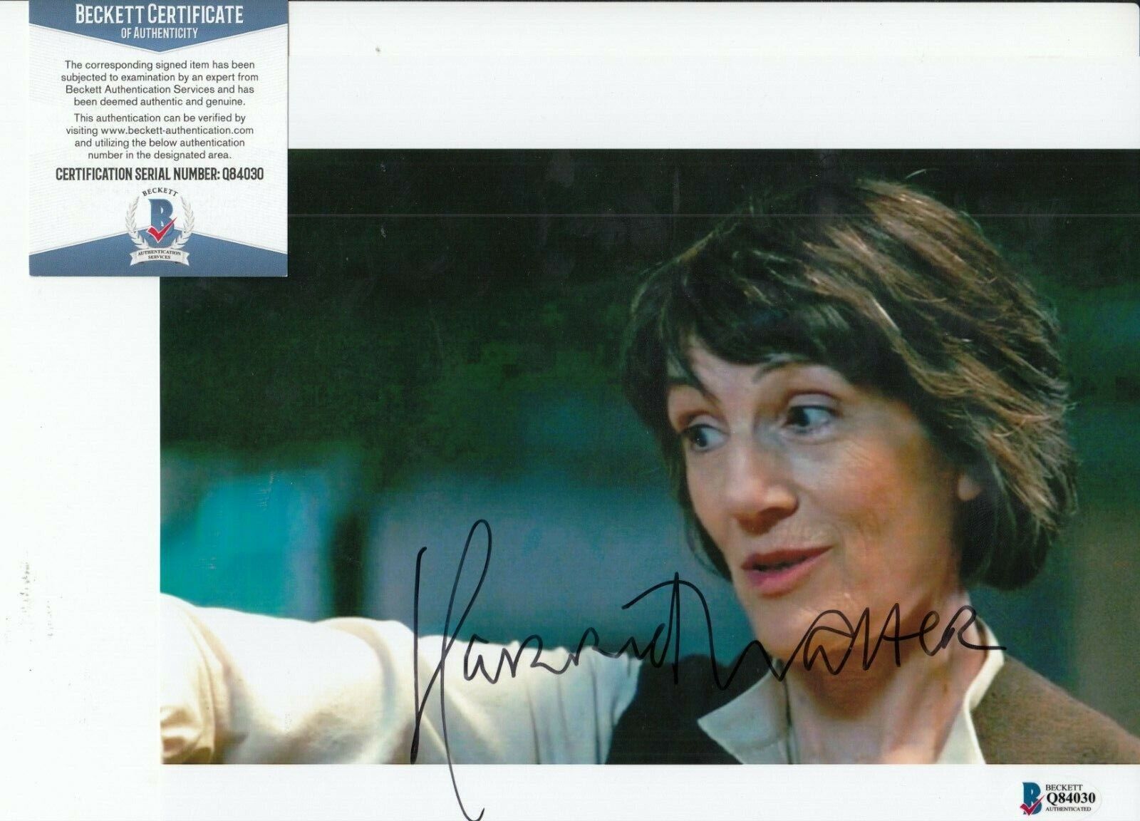 HARRIET WALTER signed (STAR WARS THE FORCE AWAKENS) 8X10 Photo Poster painting BAS BECKETT #3