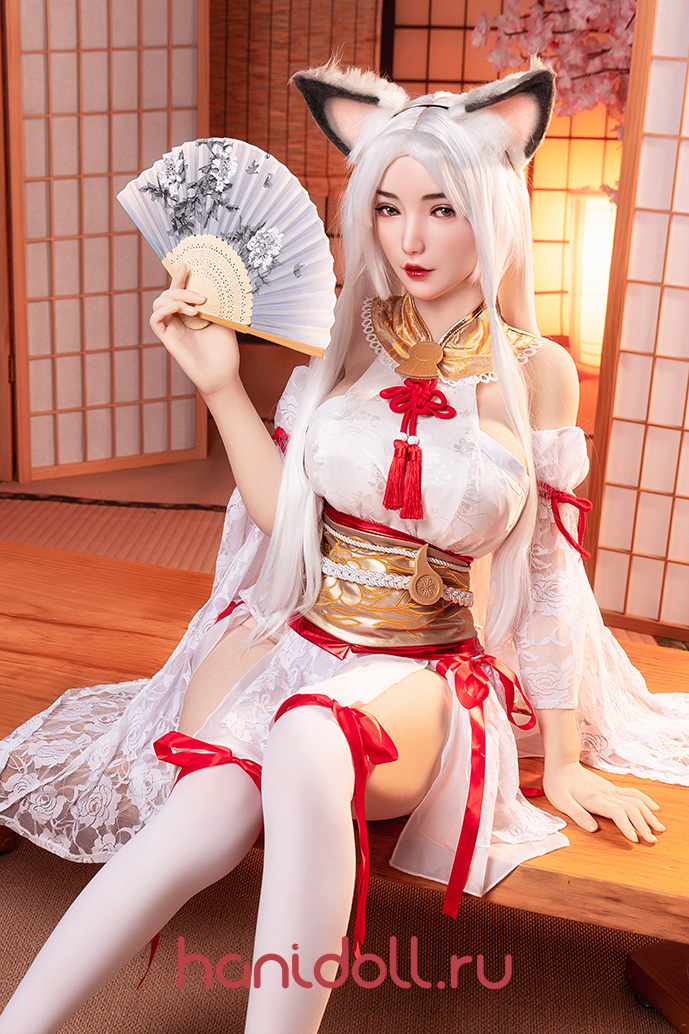 YouQDOLL 163см с серебряными волосами и сапфировыми глазами H3941