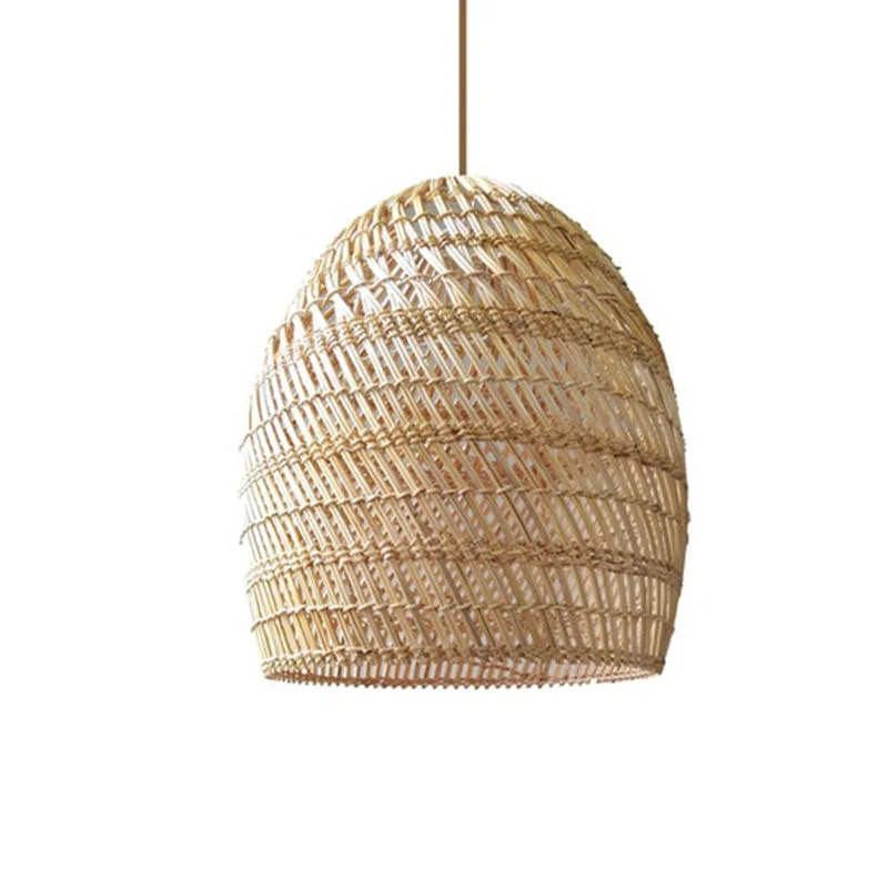 Rattan Pendant Lampshade Wikcer woven Hanging Light
