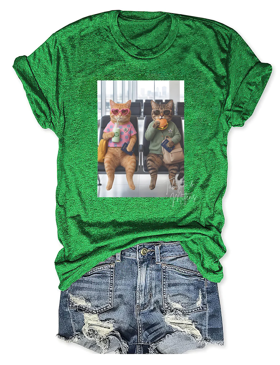 Tabitha & Mittens Hey Cool Cats T-shirt