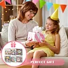 (US Only)6PCS DIY Birthday Wishes Diamond Art Greeting Cards Congratulations Cards & Gift