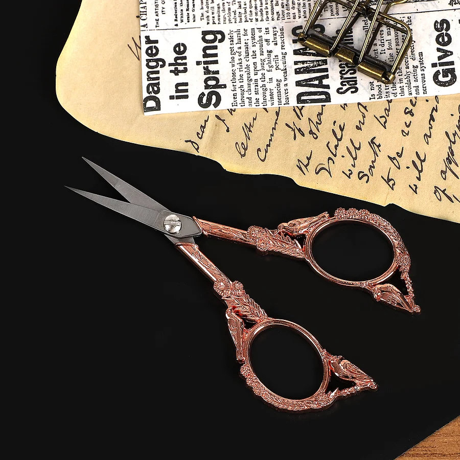 Journalsay ヴィンテージ No. 7 亜鉛合金 ステンレススチール 刺繍